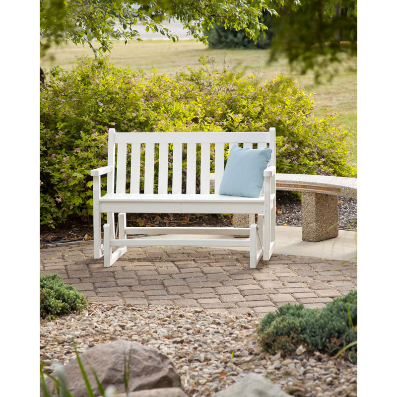 Traditional Garden Plastic Glider Bench & Reviews